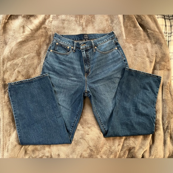 J. Crew Full Length Wide Leg Jeans Size 30 - Picture 16 of 16